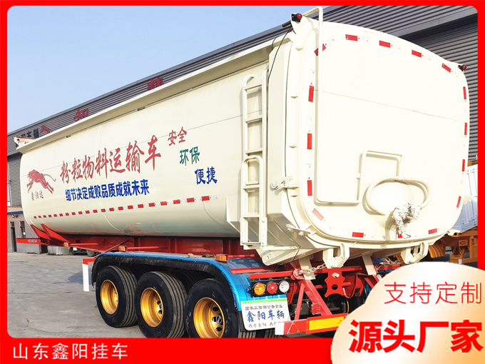 后翻罐式自卸半挂车